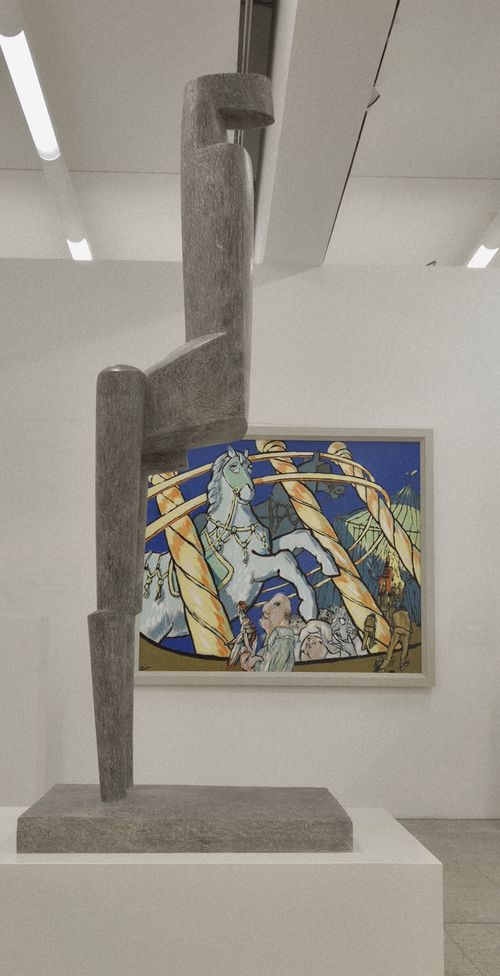 Bernhard Kühlewein, Landshuter Dult, 2012-2014 | Fritz Koenig, Großer Rossmensch, 1992 / 2002